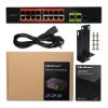 Qoltec Przełącznik sieciowy SWITCH FAST Ethernet PoE | 16x RJ45 10/100  Mb/s | 2x RJ45 Uplink 1000 Mb/s | 1x SFP 1000Mb/s